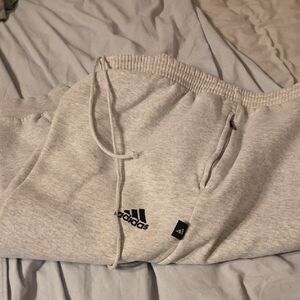 Adidas Gray Sweatpants Relaxed Fit Joggers